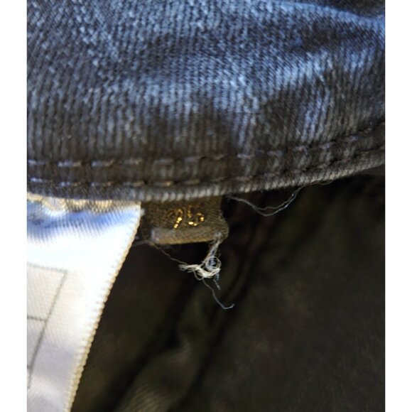 Guess Jeans Women Sz 25 Stretch Mid Rise Skinny Leg Black Y2K - Picture 6 of 16